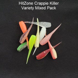 HitZone Crappie Killer softbait variety pack line.