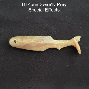 HitZone Swim'N Prey fish paddletail bait from the special effects line.